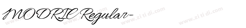 MODRIC Regular字体转换 MODRIC Regular字体转换